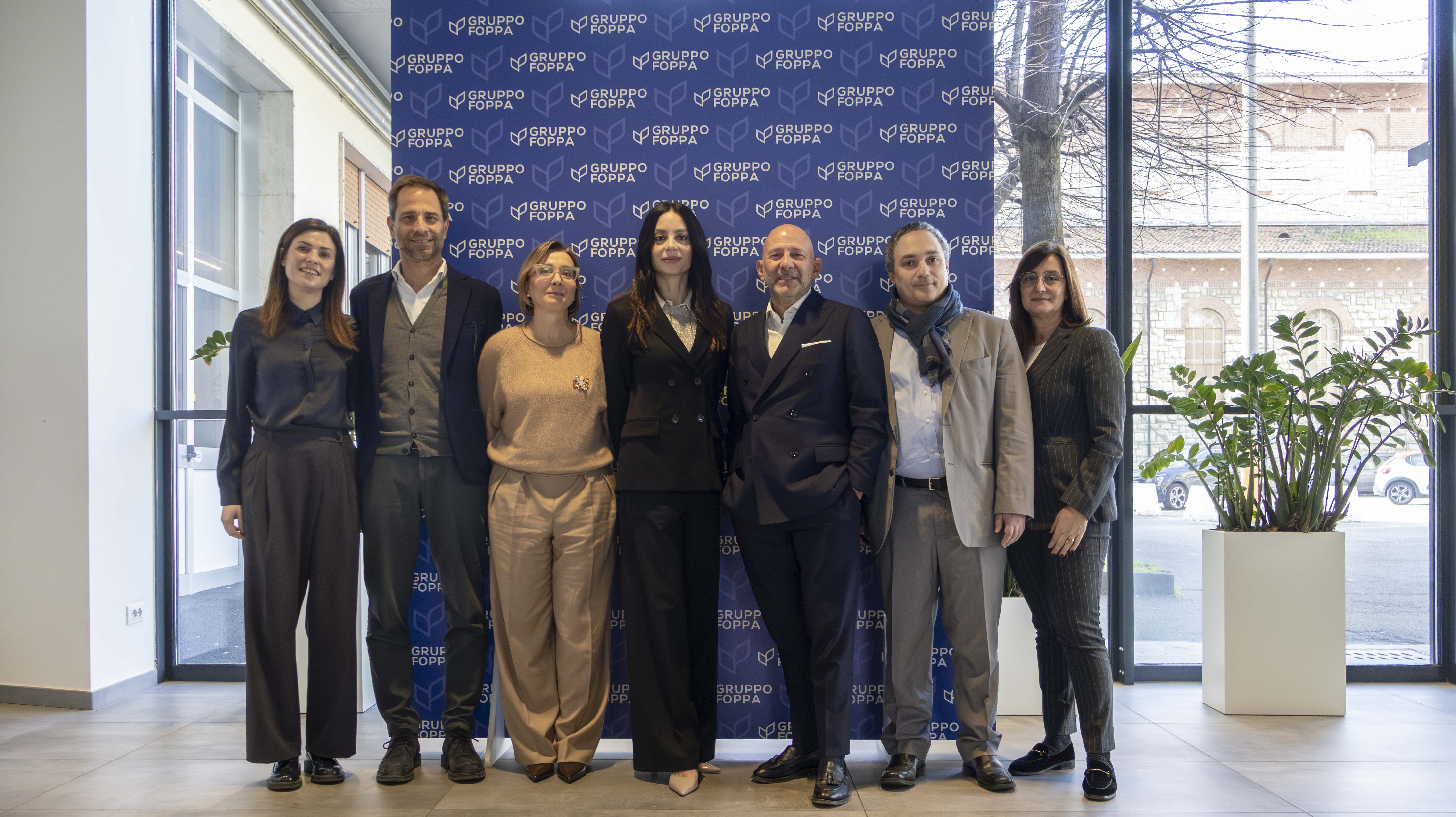 Assessore Massari e Direttori del Gruppo Foppa